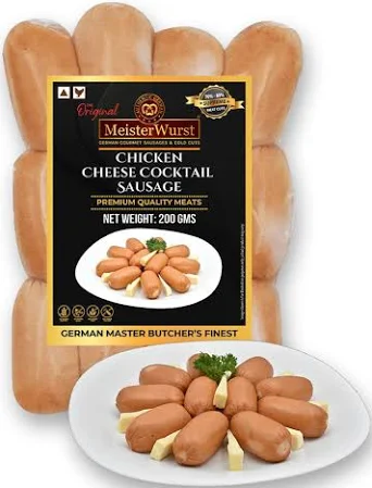 Meisterwurst Chicken Cheese Cocktail Sausage